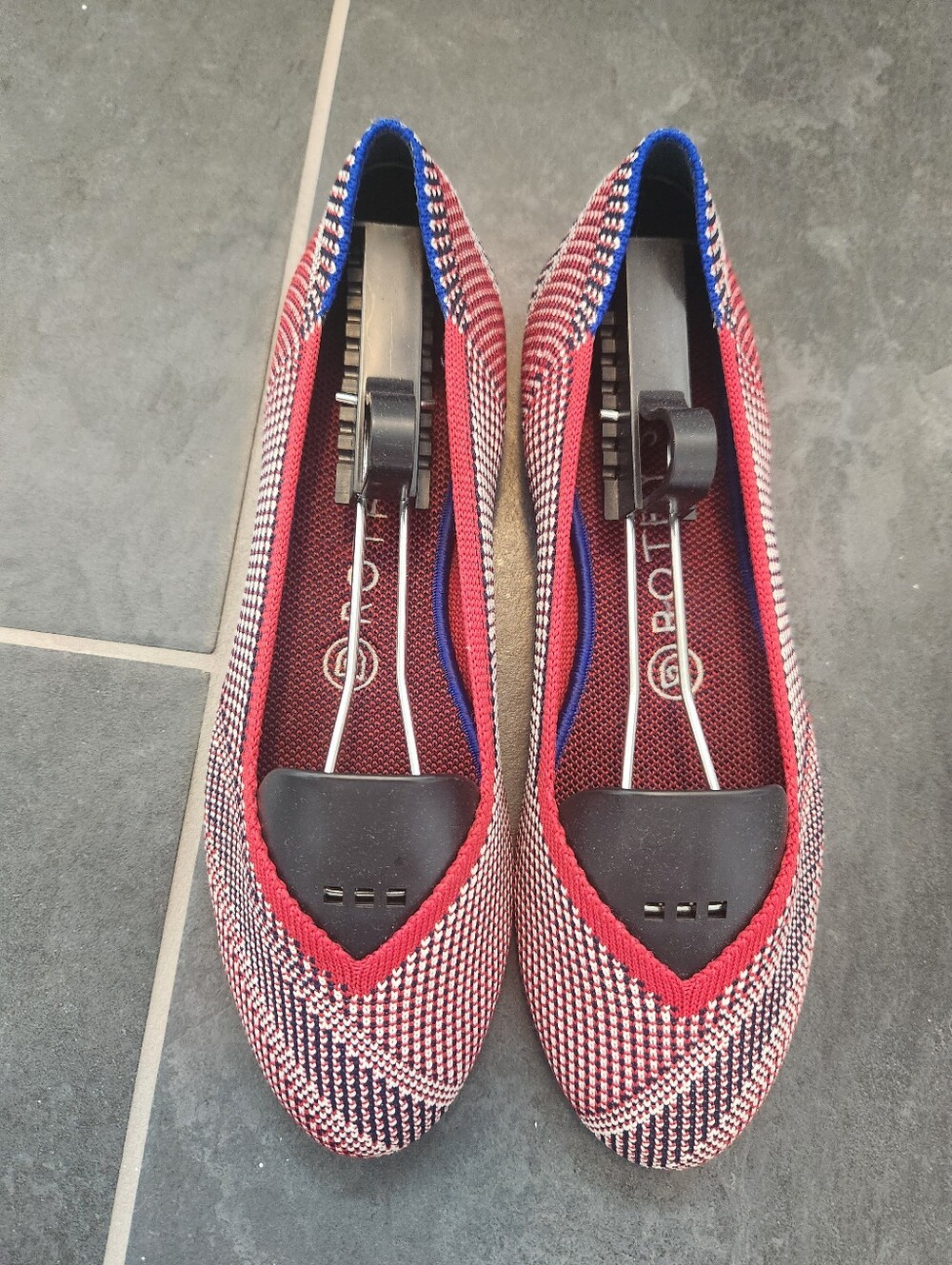 OG Mirror Stripe Rothys EUC Size 8